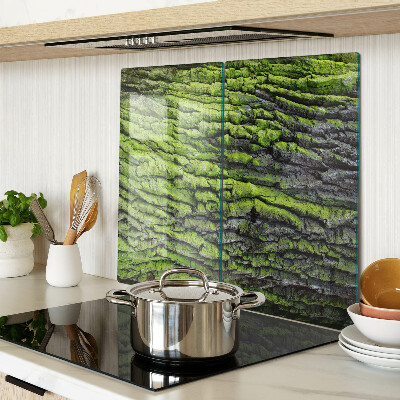 Tábua para cozinha Casca de árvore verde