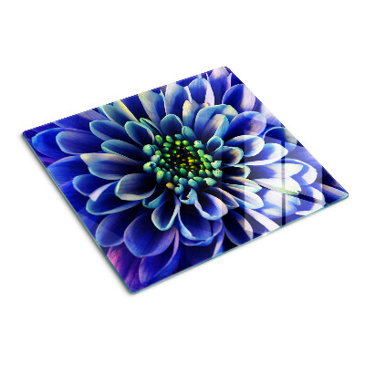 Tábua para cozinha Flor dália azul