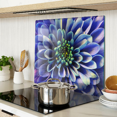 Tábua para cozinha Flor dália azul