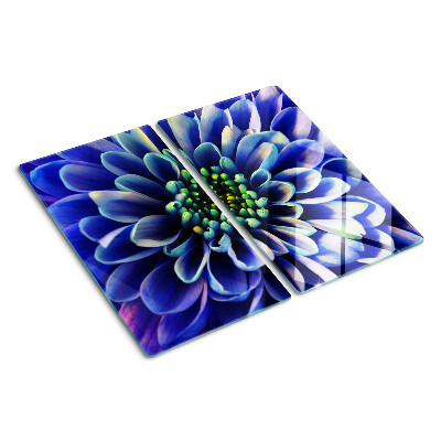 Tábua para cozinha Flor dália azul