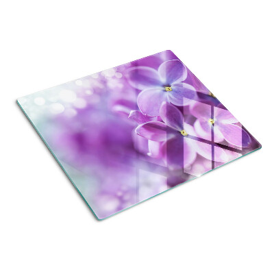 Tábua para cozinha Flores em tons de roxo
