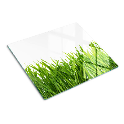 Tábua para corte grama verde