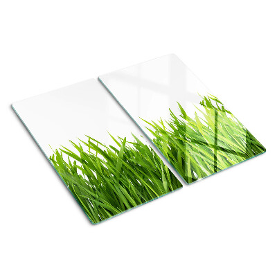 Tábua para corte grama verde