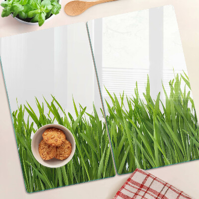 Tábua para corte grama verde