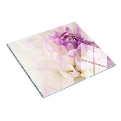 Tábua para cozinha Um arranjo floral em tons de roxo