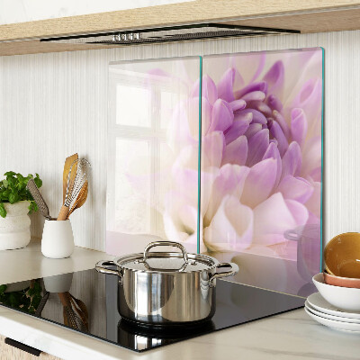 Tábua para cozinha Um arranjo floral em tons de roxo