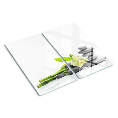 Tábua para corte Orquídeas e pedras de spa