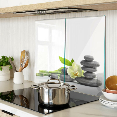 Tábua para corte Orquídeas e pedras de spa