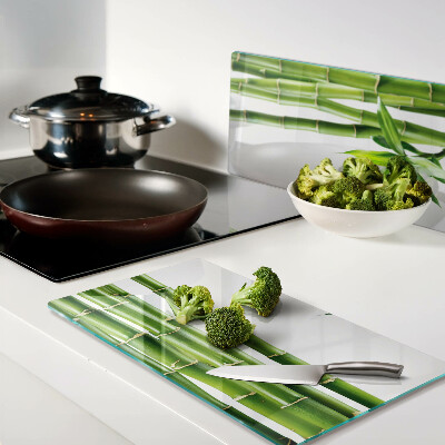 Tábua para cozinha Bambu em tons de verde
