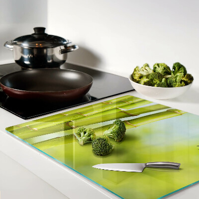 Tábua para corte Design de bambu e borboleta