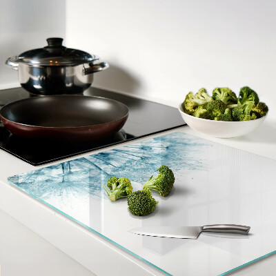 Tábua para corte Dente-de-leão com gotas de água