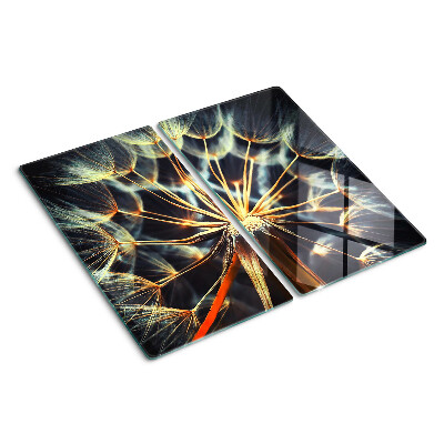 Tábua para corte Dente-de-leão em macrofotografia