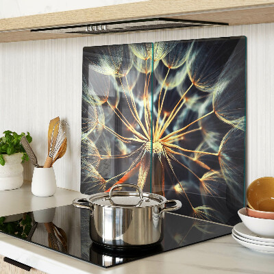 Tábua para corte Dente-de-leão em macrofotografia