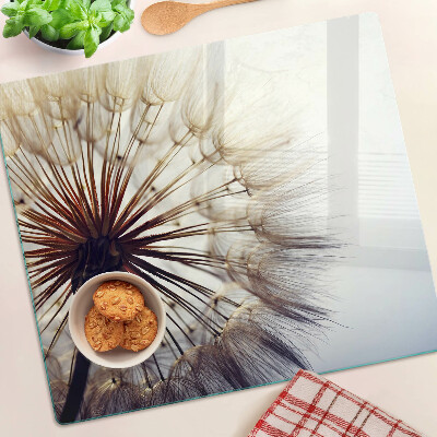 Tábua para corte Dentes-de-leão na luz