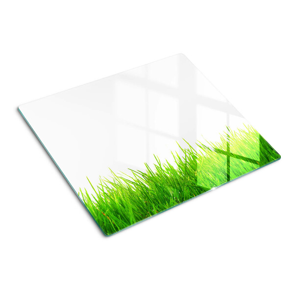 Tábua para corte grama verde