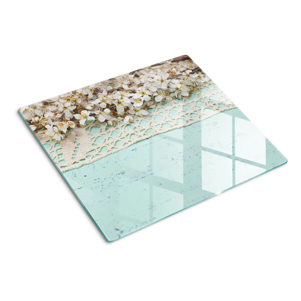 Tábua para cozinha Padrão floral com renda