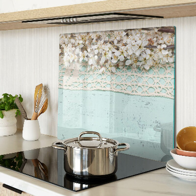 Tábua para cozinha Padrão floral com renda