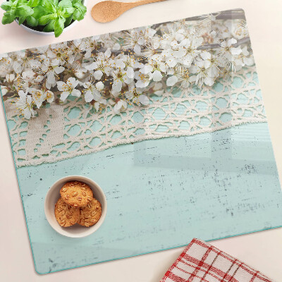 Tábua para cozinha Padrão floral com renda