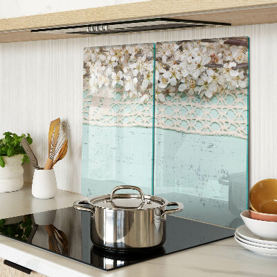 Tábua para cozinha Padrão floral com renda