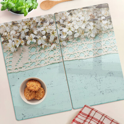 Tábua para cozinha Padrão floral com renda