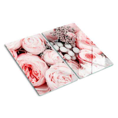 Tábua para cozinha Rosas em tons de rosa