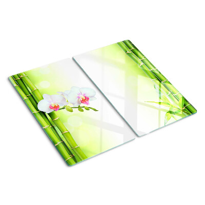 Tábua para cozinha Orquídeas e bambu