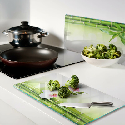 Tábua para cozinha Orquídeas e bambu