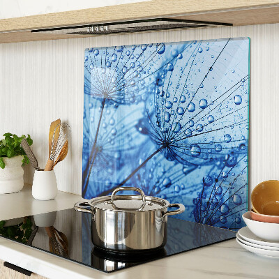 Tábua para corte Flores com gotas de água