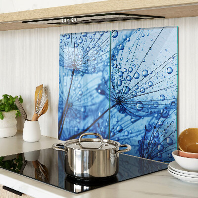 Tábua para corte Flores com gotas de água