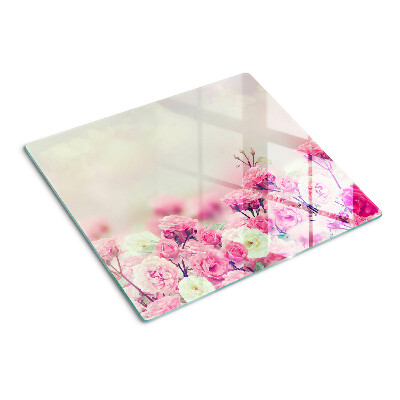 Tábua para cozinha Motivo floral rosa