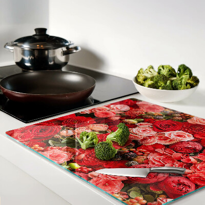 Tábua para corte Padrão floral com rosas