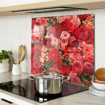 Tábua para corte Padrão floral com rosas