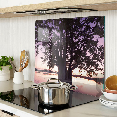 Tábua para cozinha Árvore ao pôr do sol