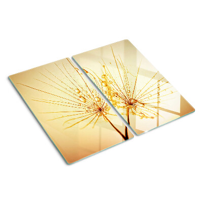 Tábua para cozinha Flores com gotas de água