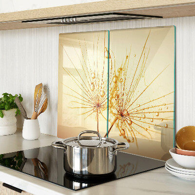 Tábua para cozinha Flores com gotas de água