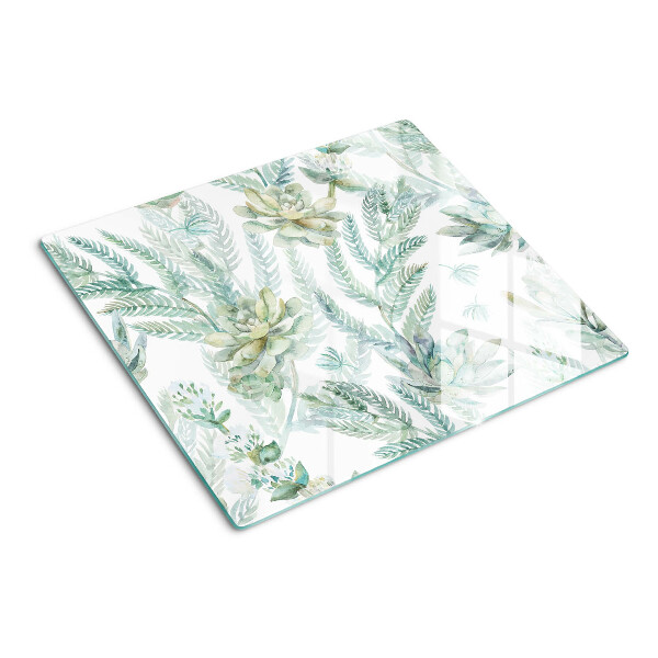 Tábua para corte Plantas e folhas suculentas