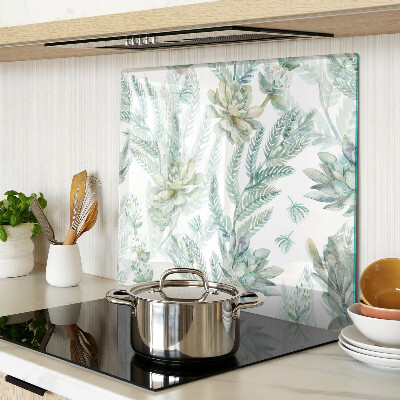 Tábua para corte Plantas e folhas suculentas