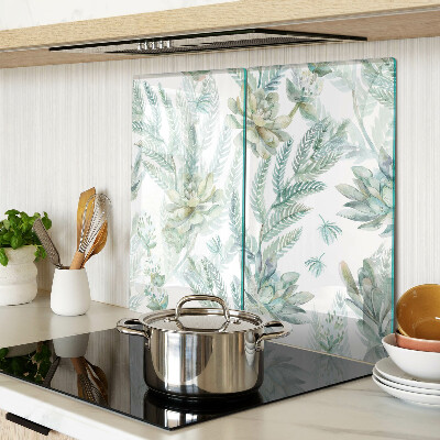 Tábua para corte Plantas e folhas suculentas