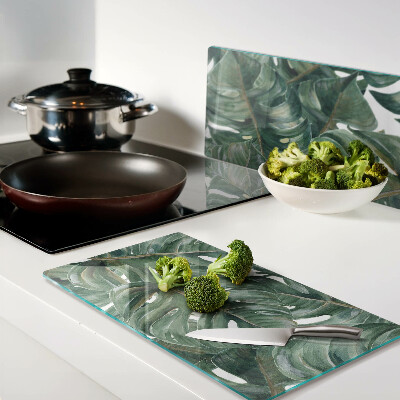 Tábua para cozinha Folhas de Monstera