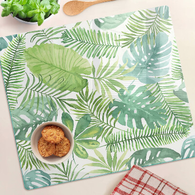 Tábua para corte Motivo vegetal com folhas