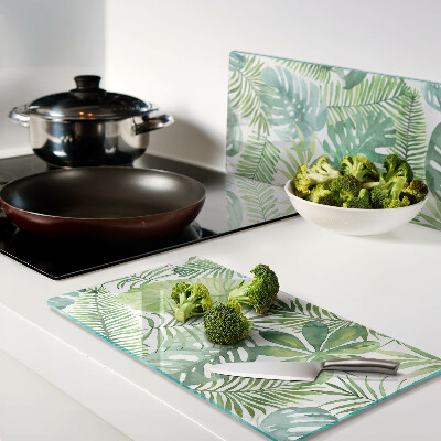 Tábua para corte Motivo vegetal com folhas