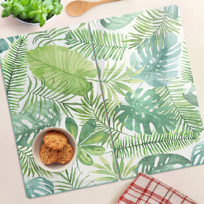 Tábua para corte Motivo vegetal com folhas