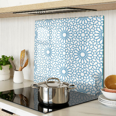 Tábua para corte Motivo floral em tons de azul