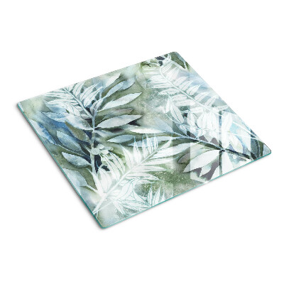 Tábua para cozinha Folhas tropicais em tons pastel