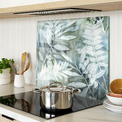 Tábua para cozinha Folhas tropicais em tons pastel