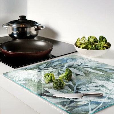 Tábua para cozinha Folhas tropicais em tons pastel