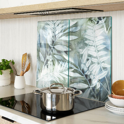 Tábua para cozinha Folhas tropicais em tons pastel