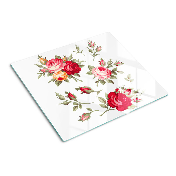 Tábua para corte Rosas vintage