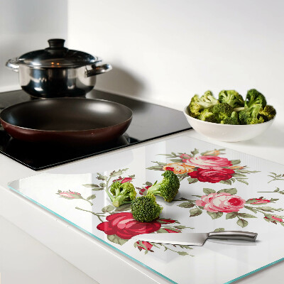 Tábua para corte Rosas vintage