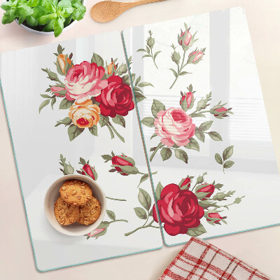 Tábua para corte Rosas vintage